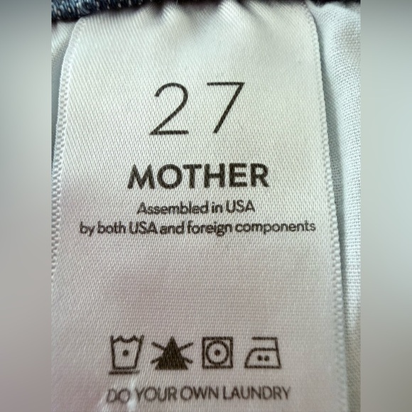MOTHER the Kick It grasping at straws size 27 denim jean - Picture 9 of 10